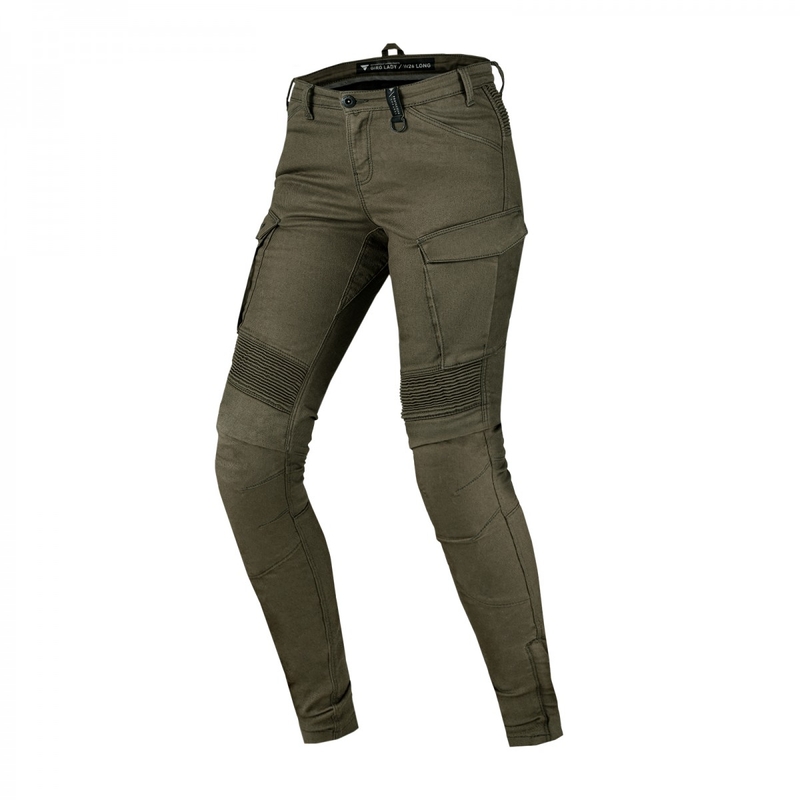 Dámské jeansy na motorku Shima Giro 2.0 khaki výprodej