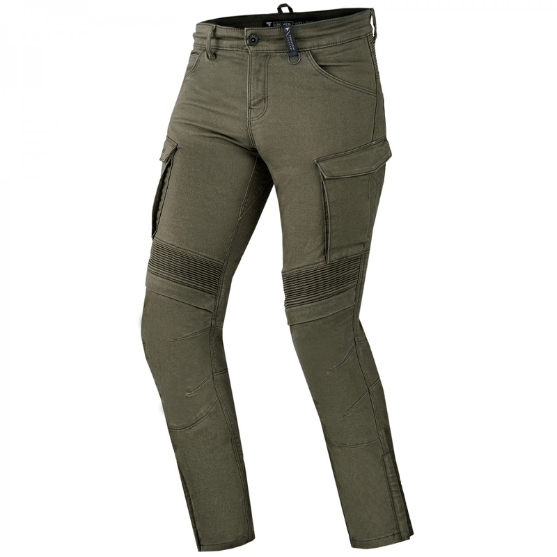 Jeansy na motorku Shima Giro 2.0 khaki výprodej