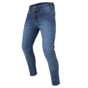 Jeansy na motorku Rebelhorn Classic III SK seprané modré výprodej