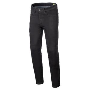 Džíny na motorku Alpinestars Radium 2 Denim seprané černé