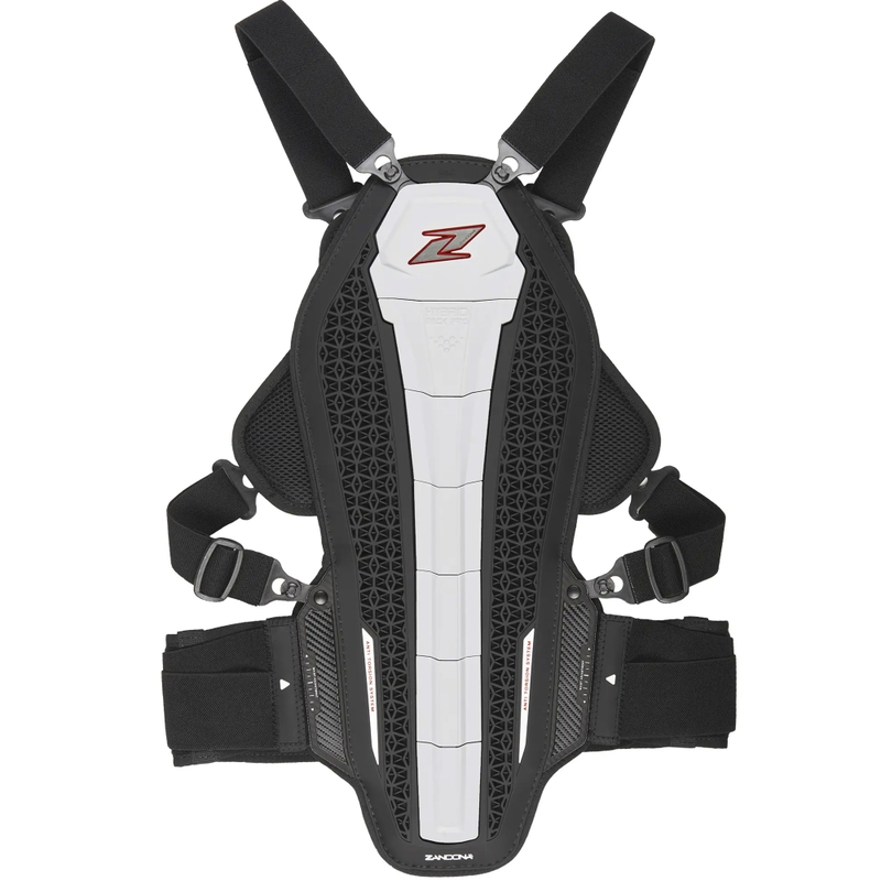 Chránič páteře a hrudníku Zandona Hybrid Armour X7 bílý 168 - 177 cm