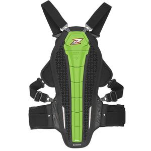 Chránič páteře a hrudníku Zandona Hybrid Armour X6 zelený 158 - 167 cm