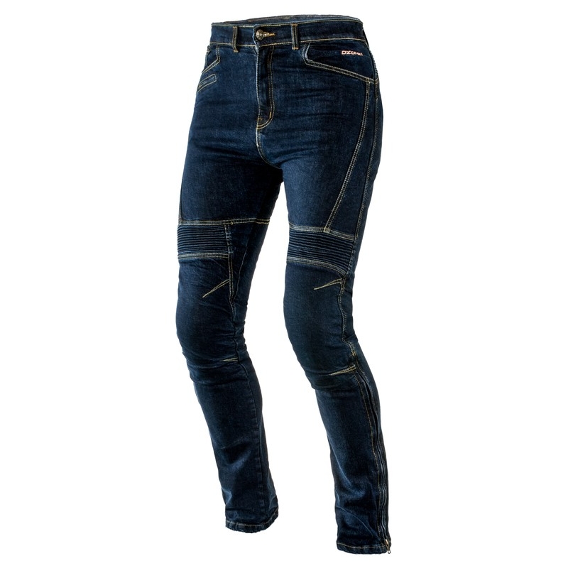Jeansy na moto Ozone Raptor modré výprodej
