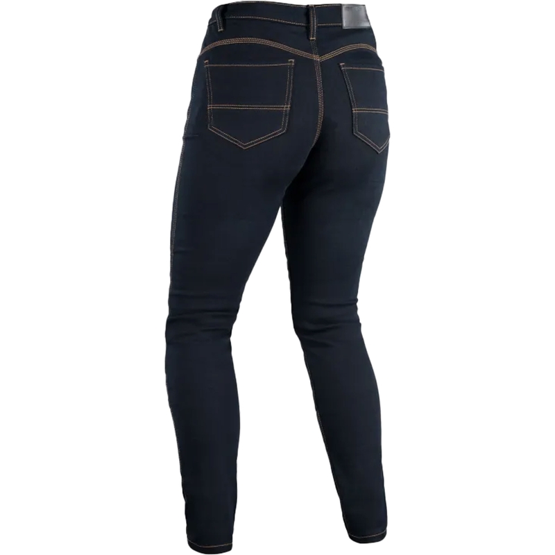 Dámské džíny na motorku OXFORD ORIGINAL APPROVED SUPER STRETCH JEANS AA SLIM FIT modré indigo