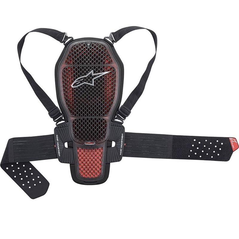 Páteřový chránič Alpinestars Nucleon KR-1 CELL CE2 transparentno-šedo-červeno-černý