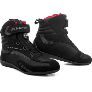 Dámské boty na motorku Shima Exo Vented černo-šedo-červené