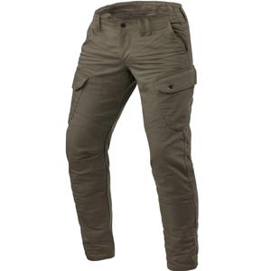Extra zkrácené džíny na motorku Revit Cargo 2 TF khaki