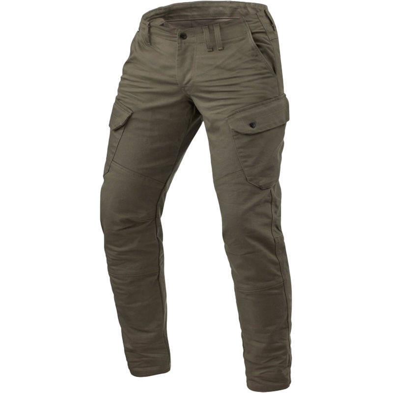 Džíny na motorku Revit Cargo 2 TF khaki