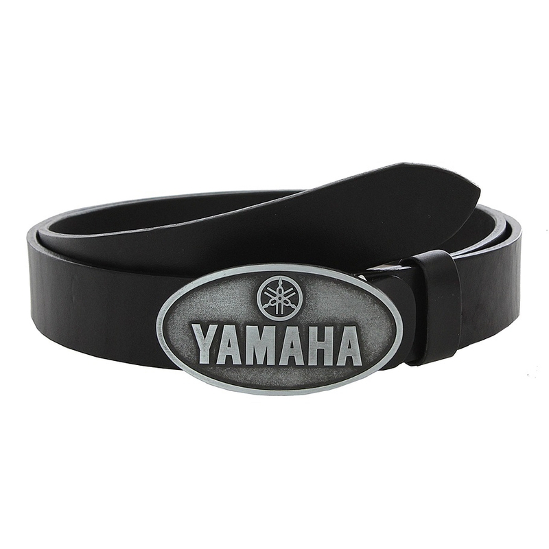 Kožený moto opasek se sponou Yamaha